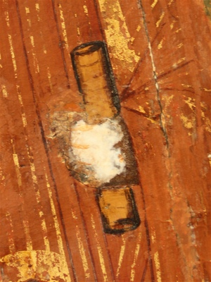 Графья левой ручки Христа. Фрагмент. Январь 2010 г. 13. Графья левой ручки Христа. Фрагмент. Январь 2010 г.